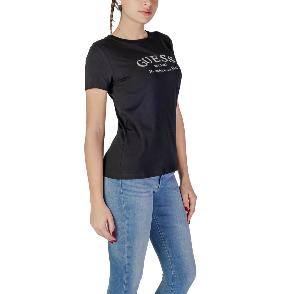 Black Cotton Tops & T-Shirt