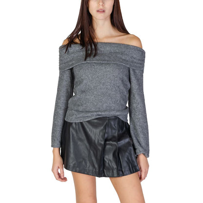 Gray Recycled Polyester Sweater