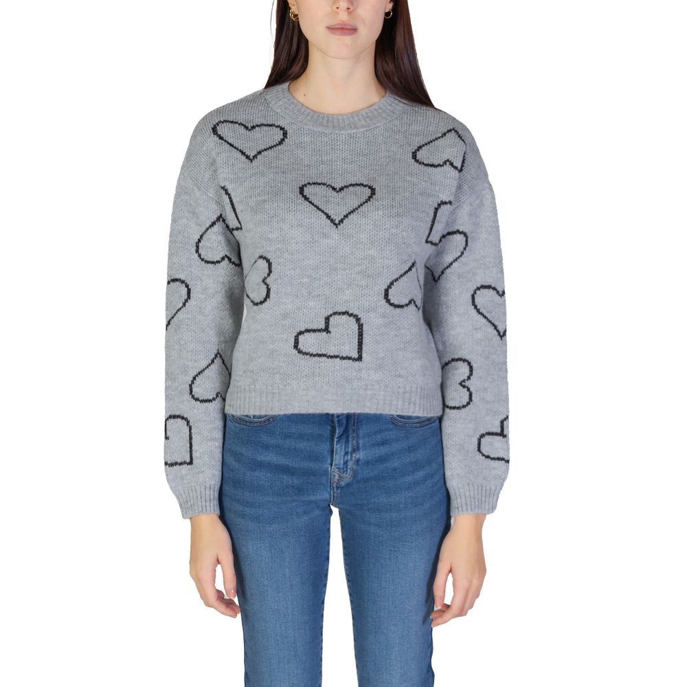 Gray Acrylic Sweater