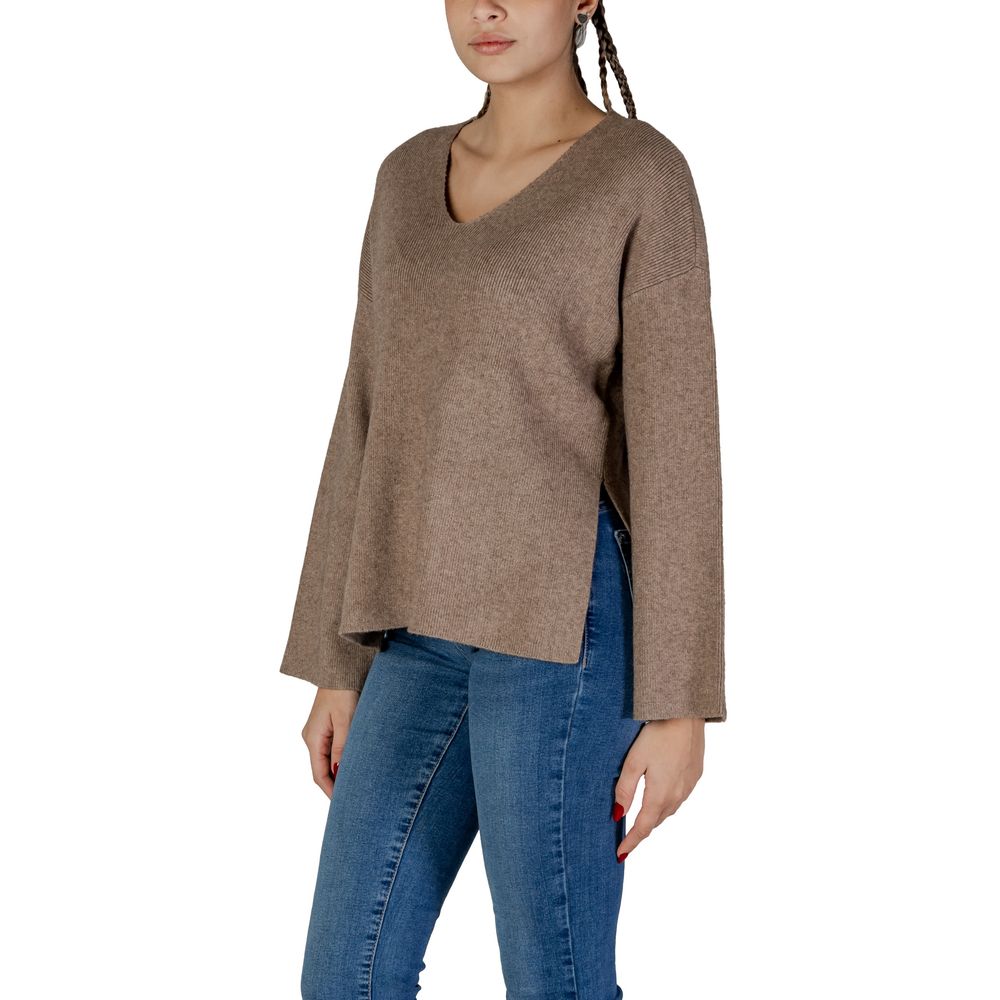 Brown Viscose Sweater