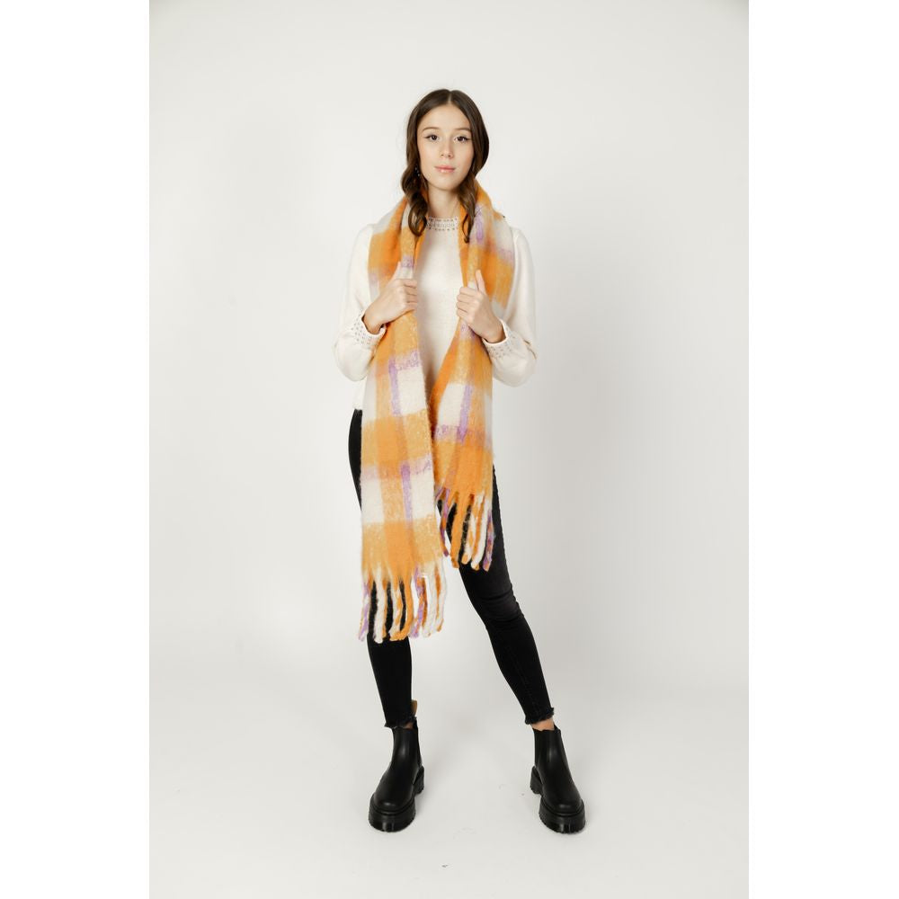 Orange Polyester Scarf