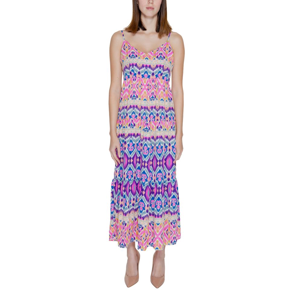 Multicolor Recycled Polyester Dress