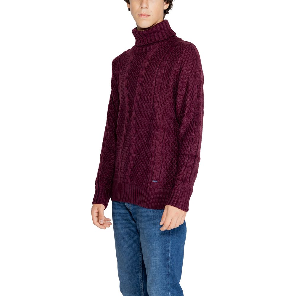 Bordeaux Polyester Sweater