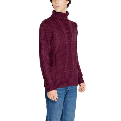 Bordeaux Polyester Sweater