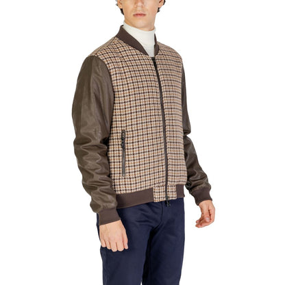 Brown Polyester Jacket