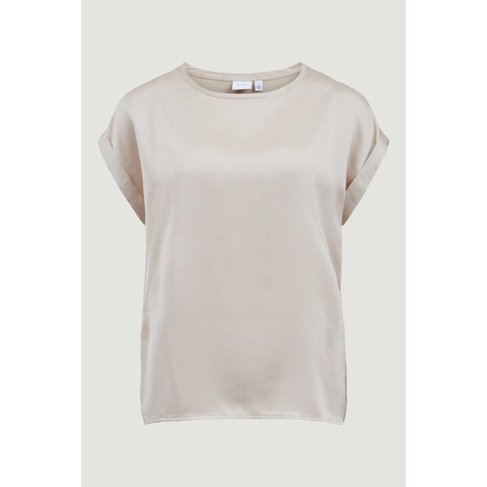 Gold Cotton Tops & T-Shirt