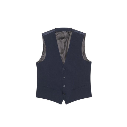 Blue Polyester Vest