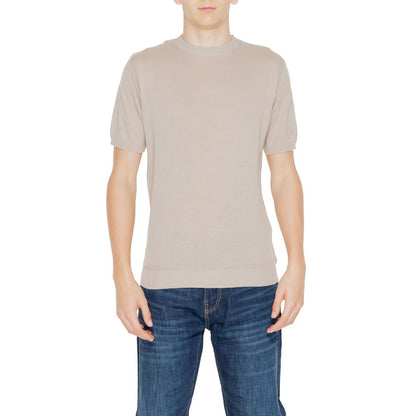 Beige Cotton T-Shirt