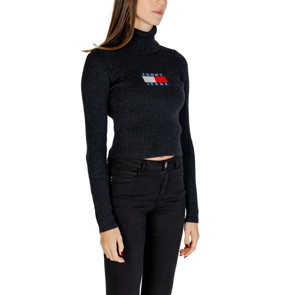 Black Recycled Polyester Sweater