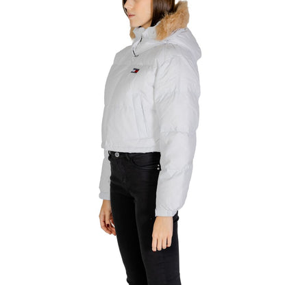 White Recycled Polyester Jackets & Coat