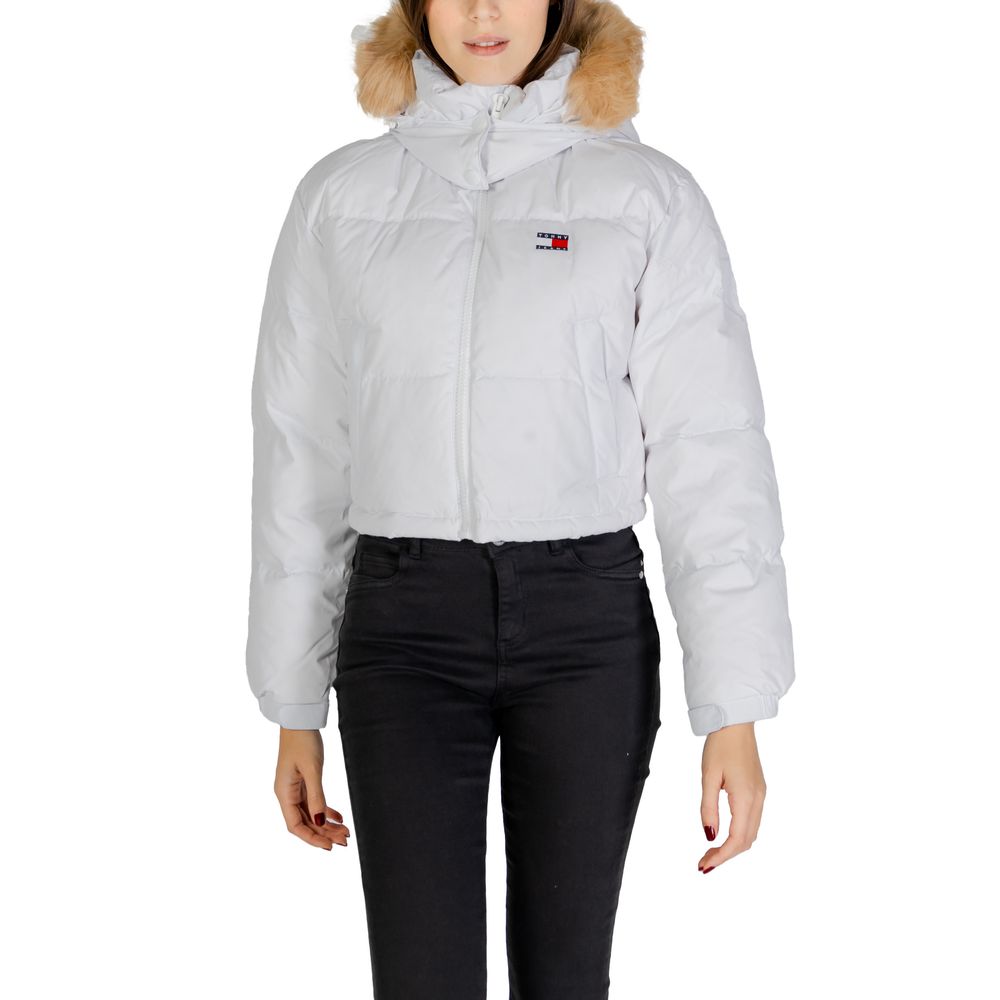 White Recycled Polyester Jackets & Coat