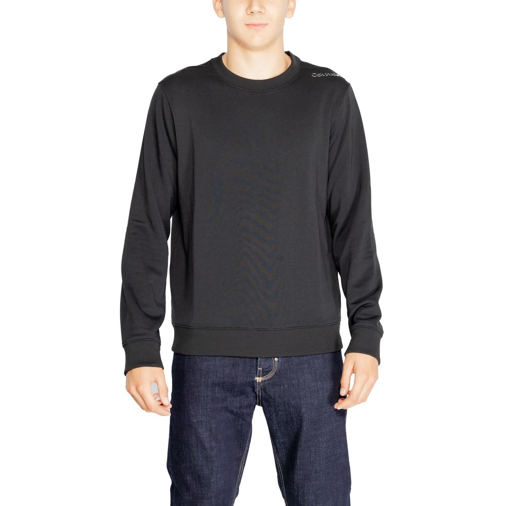 Black Recycled Polyester Sweater