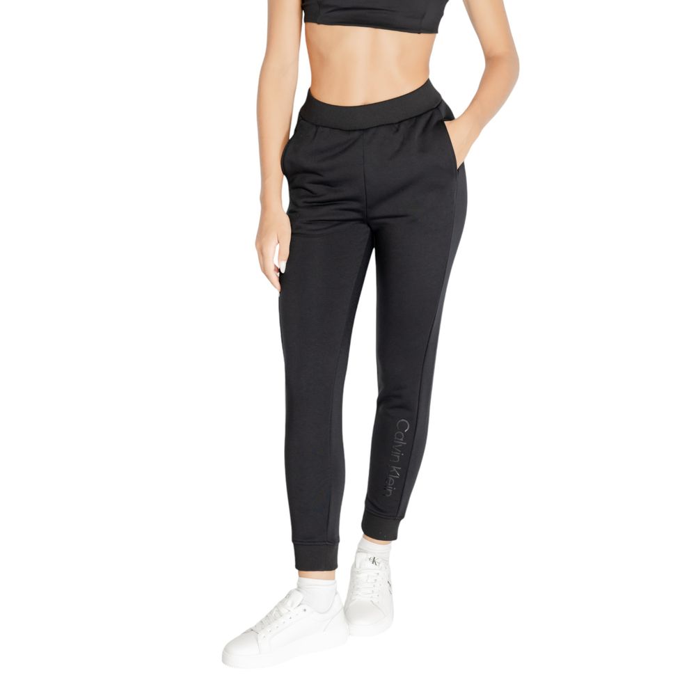 Black Recycled Polyester Jeans & Pant