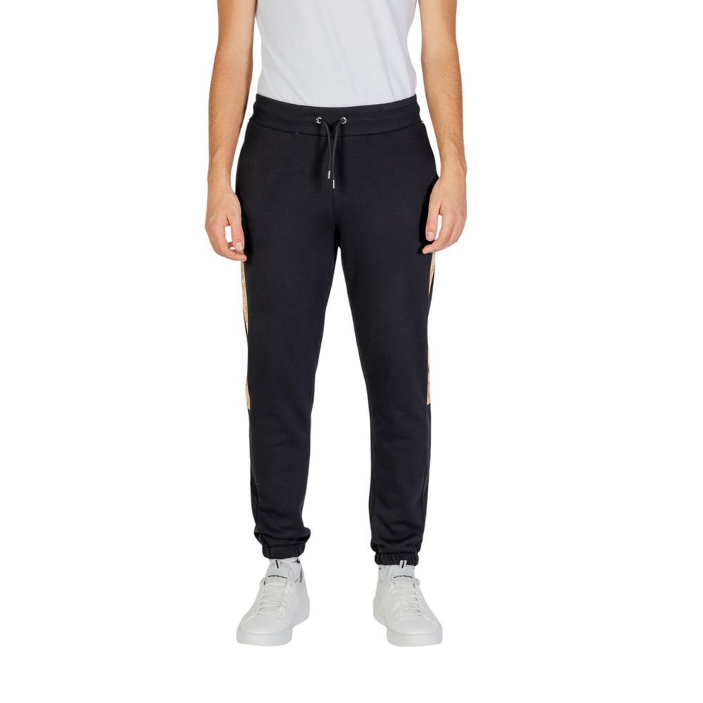 Black Cotton Jeans & Pant