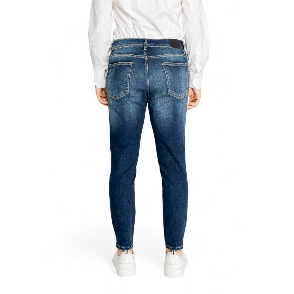 Blue Cotton Jeans & Pant