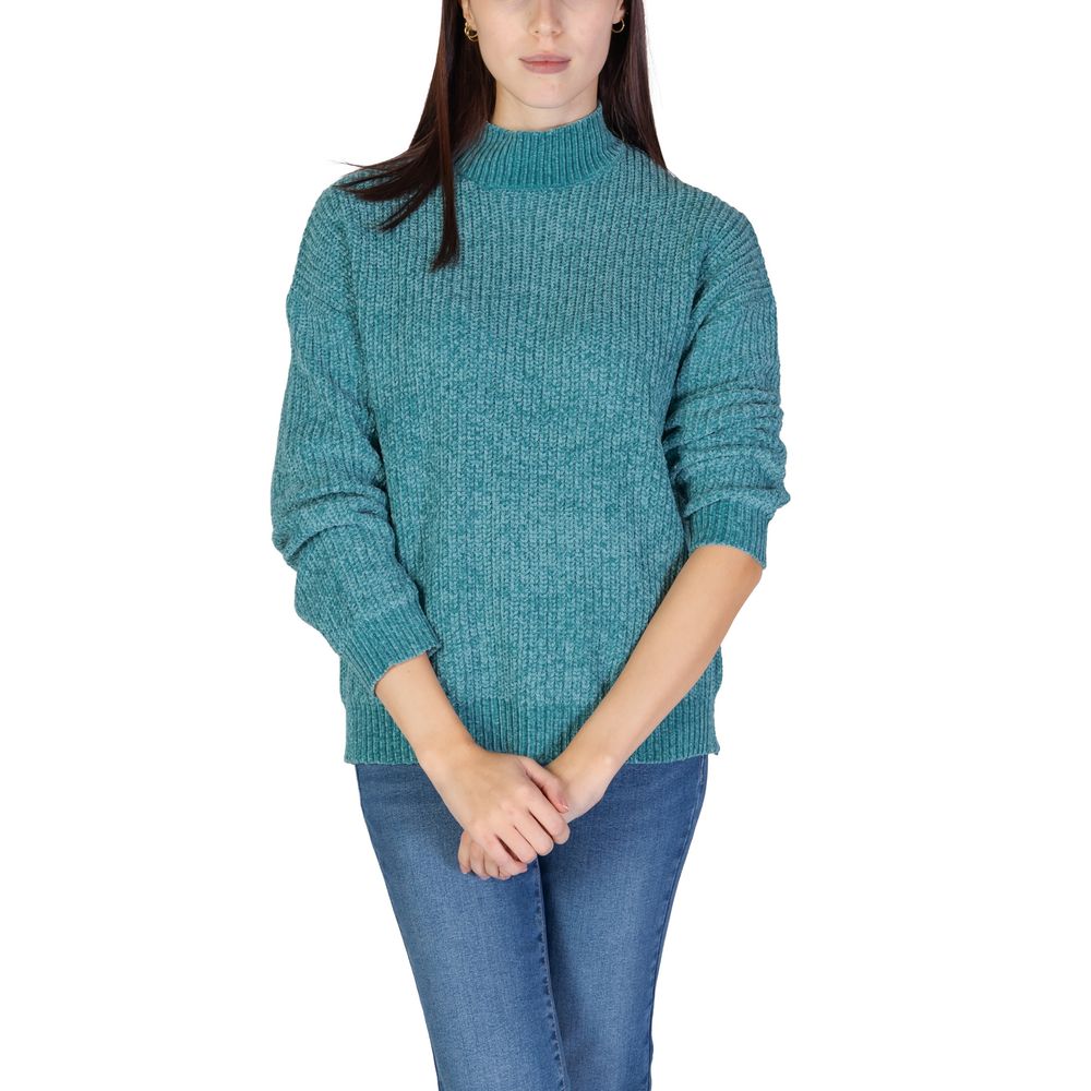 Turquoise Polyester Sweater