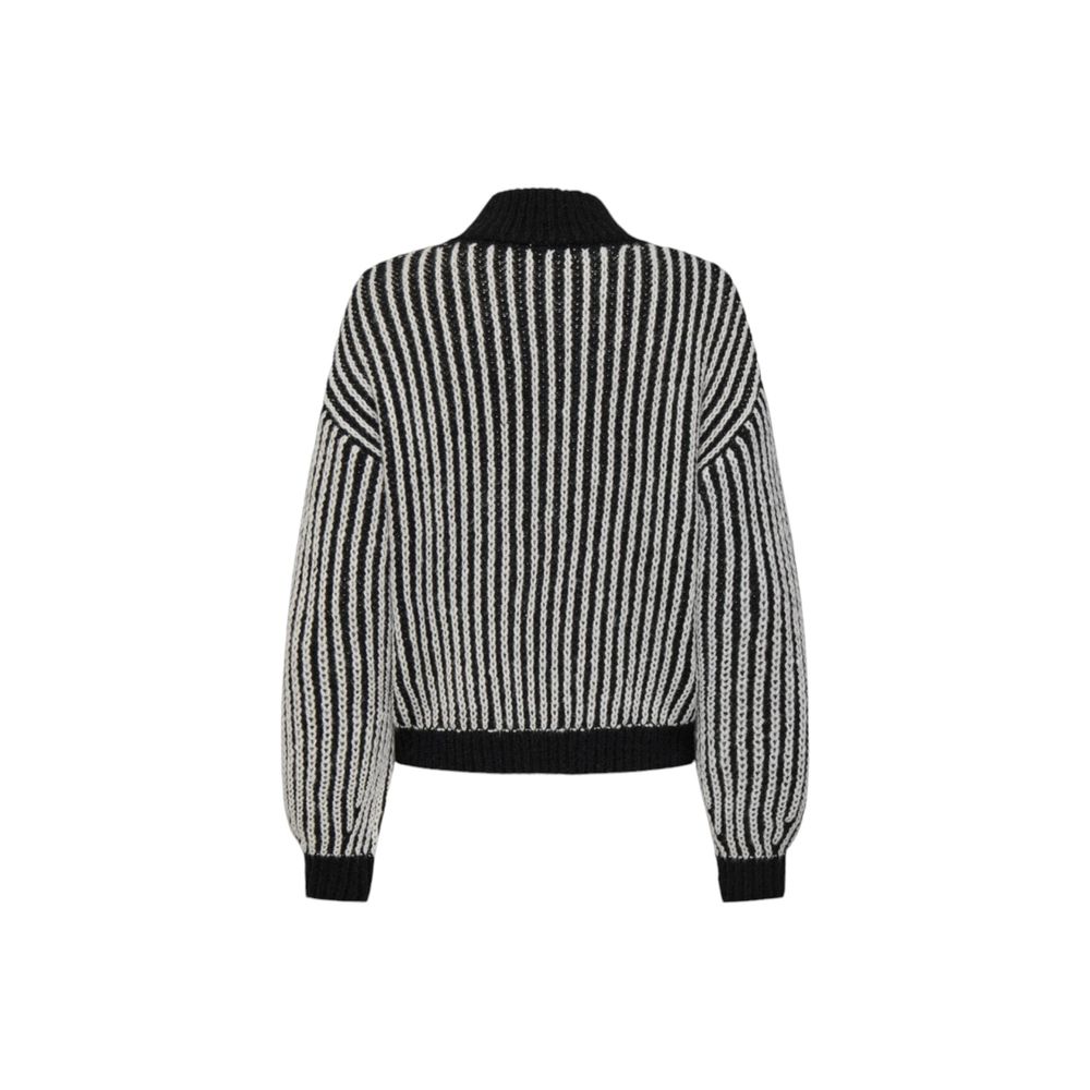 Black Polyester Sweater