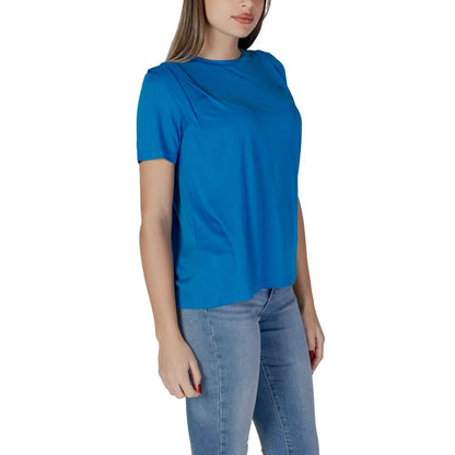 Blue Modal Tops & T-Shirt