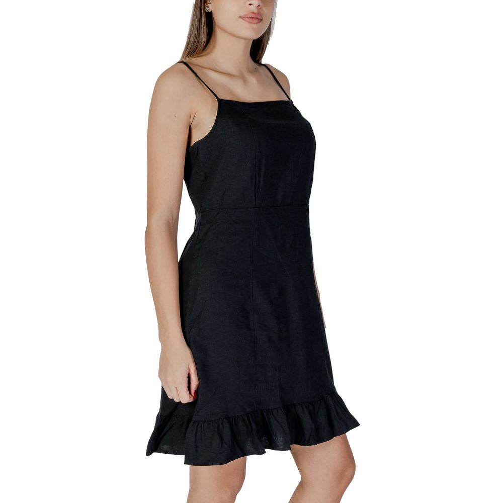 Black Linen Dress