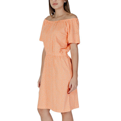 Orange Cotton Dress