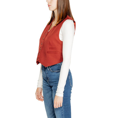 Red Polyester Vest