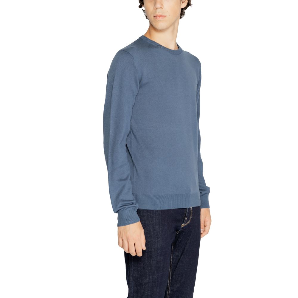 Blue Viscose T-Shirt