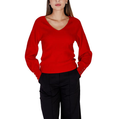 Red Viscose Tops & T-Shirt