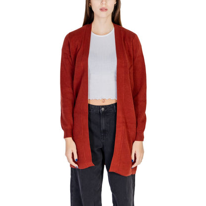 Red Viscose Cardigan