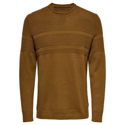 Brown Cotton Sweater