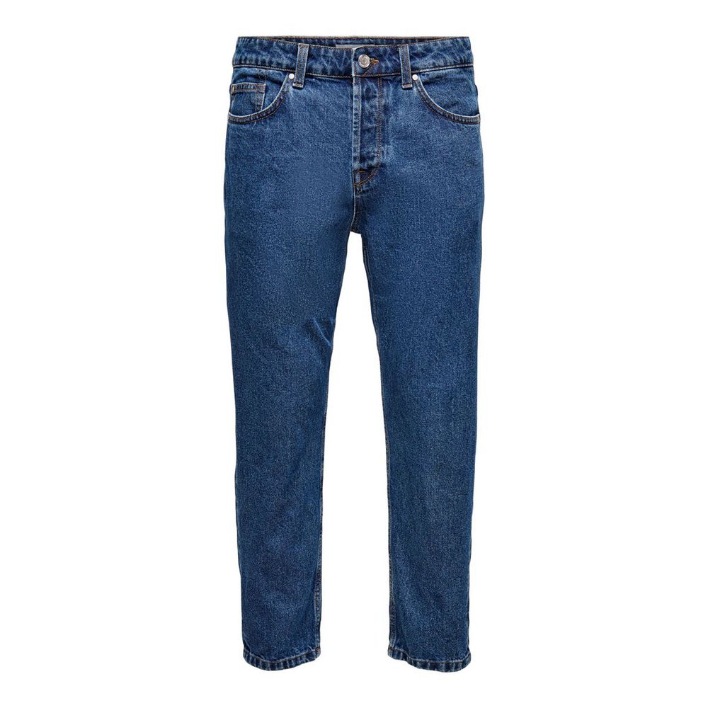 Blue Cotton Jeans & Pant