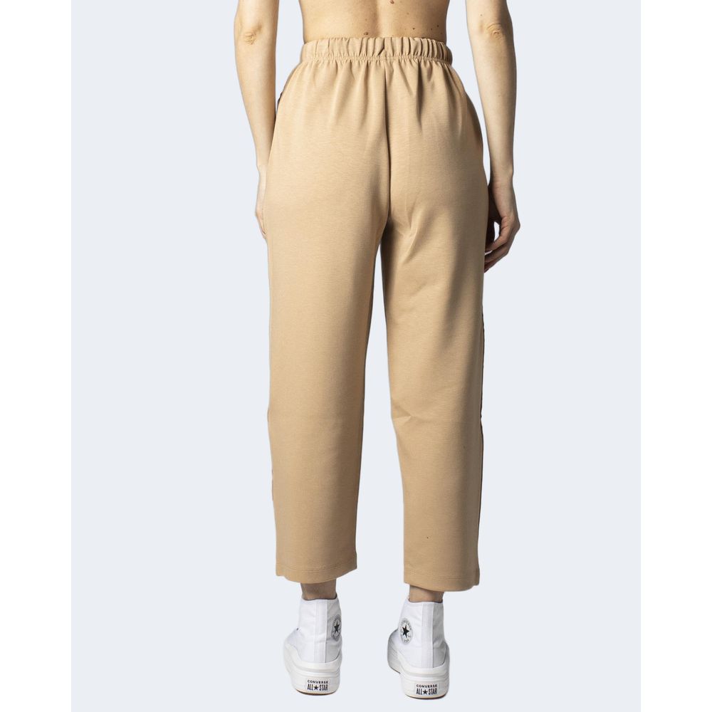 Beige Polyester Jeans & Pant