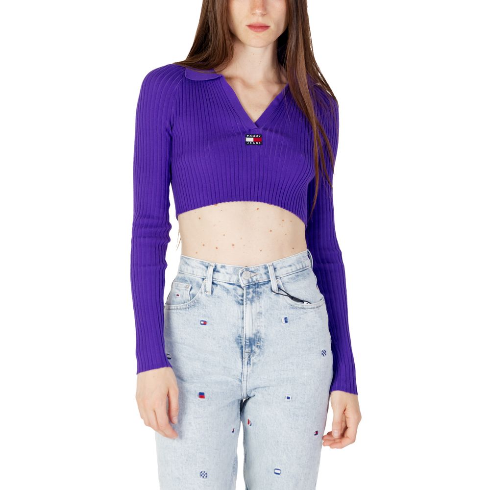 Purple Recycled Polyester Sweater