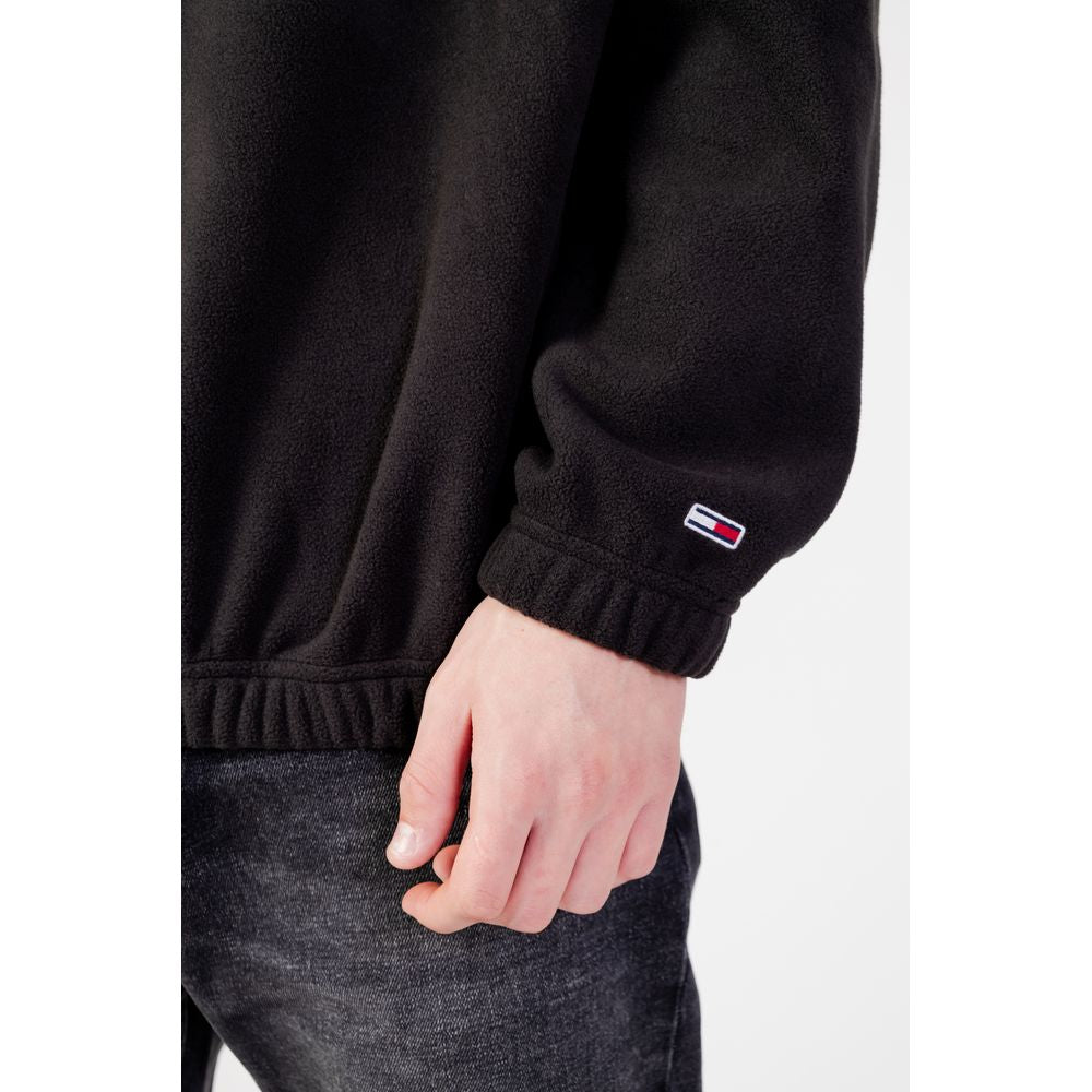 Black Recycled Polyester Sweater