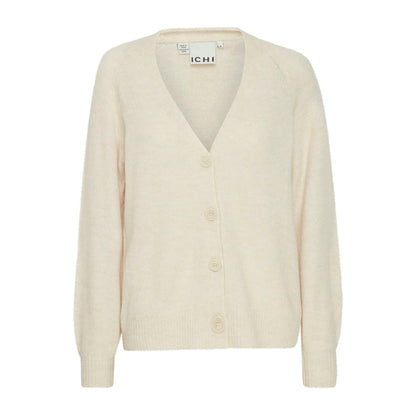 Beige Acrylic Cardigan