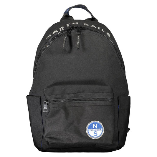 Black Polyester Backpack