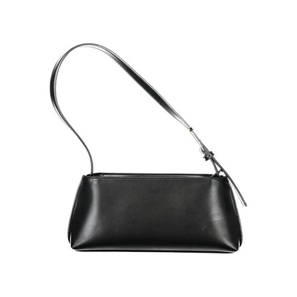 Black Polyester Handbag