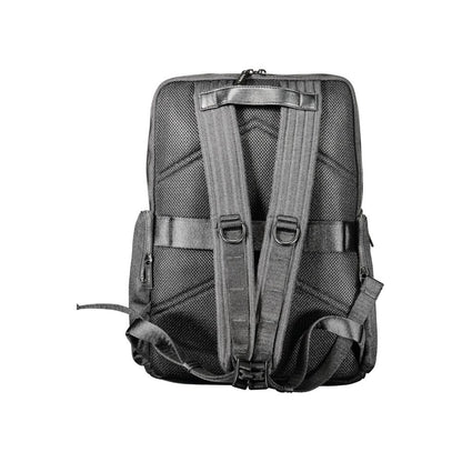 Black Polyester Backpack