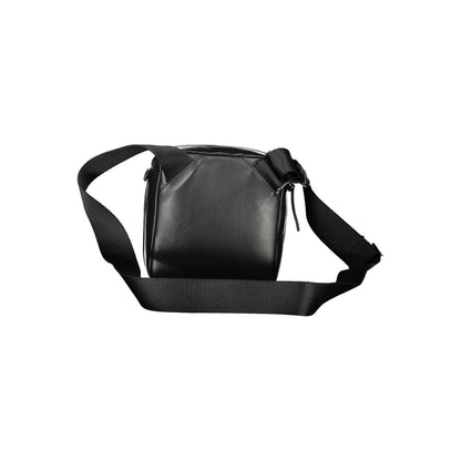 Black Polyethylene Shoulder Bag