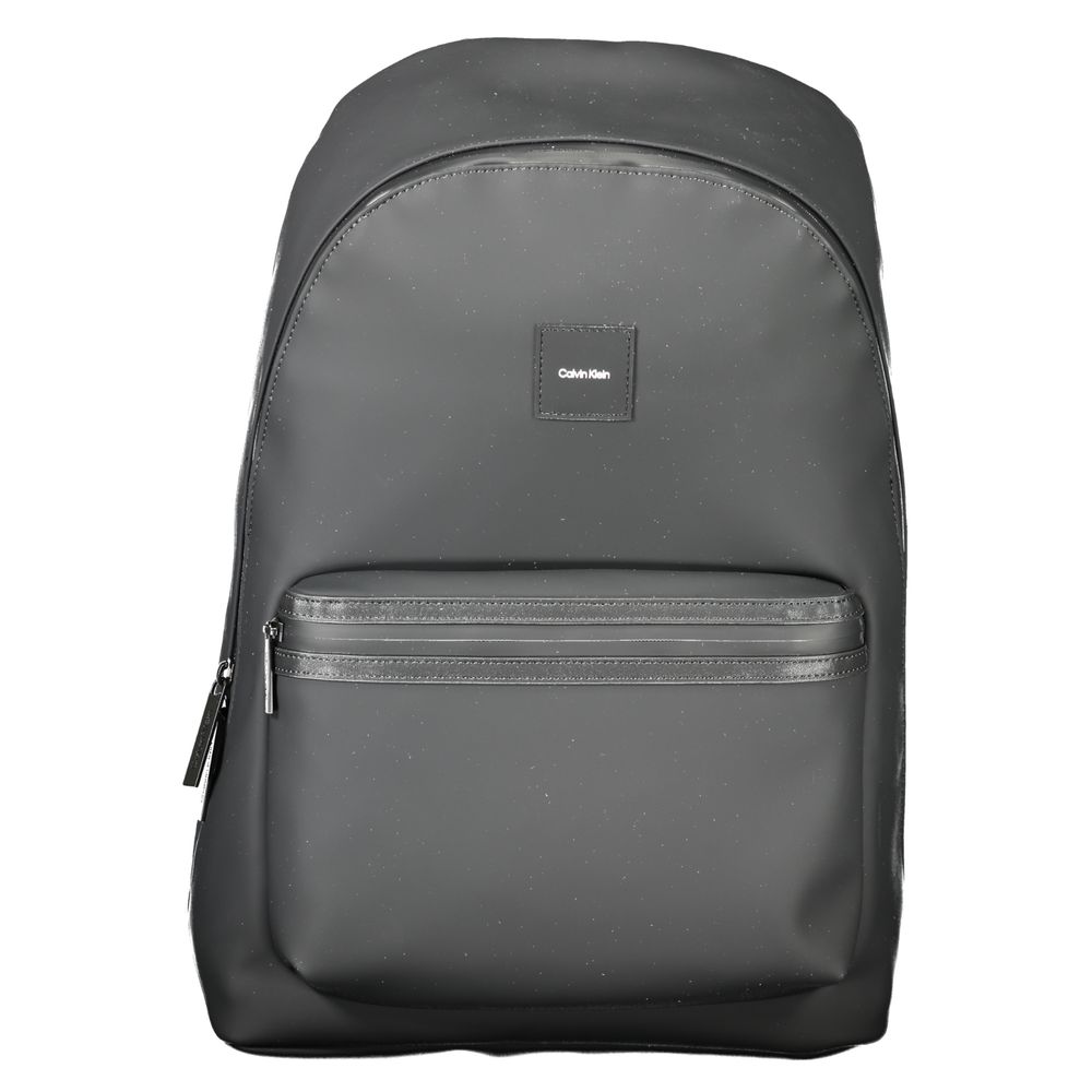 Black Polyester Backpack