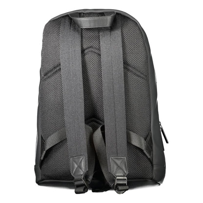 Black Polyester Backpack