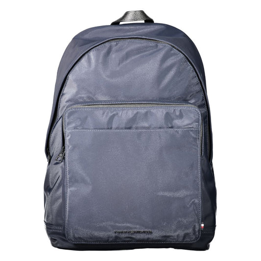 Blue Polyester Backpack