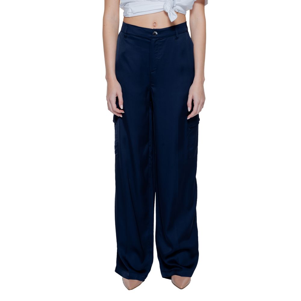 Blue Viscose Jeans & Pant