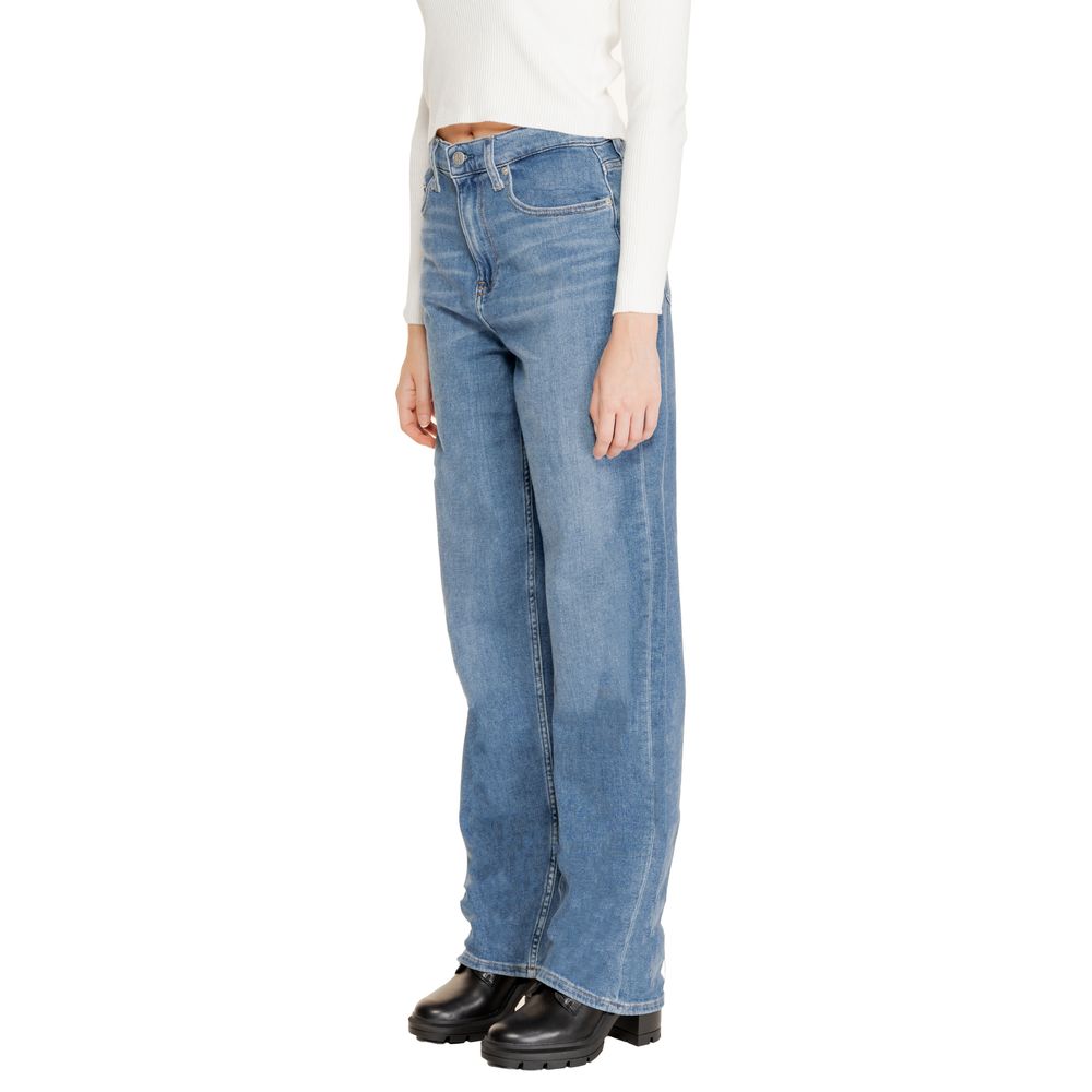 Blue Cotton Jeans & Pant