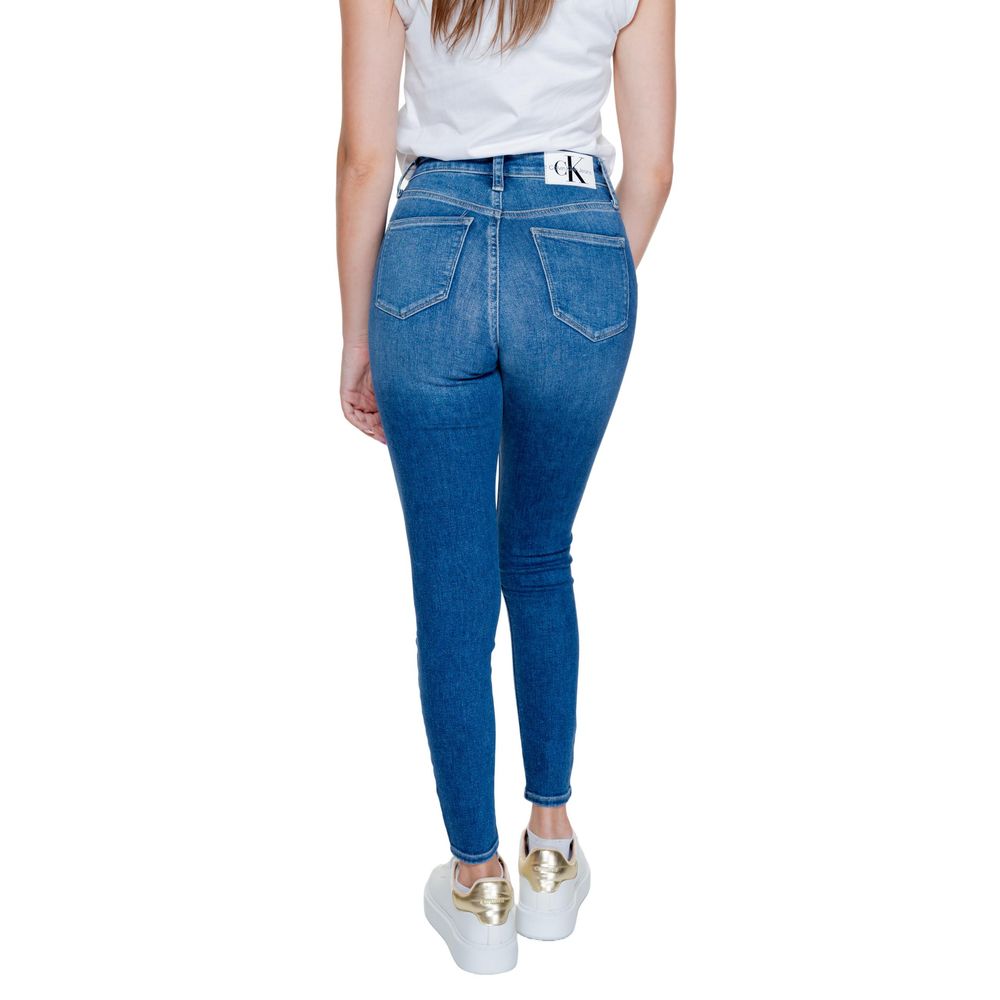 Blue Cotton Jeans & Pant