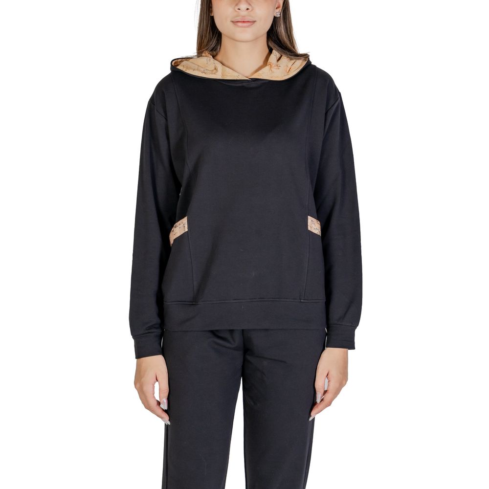 Black Cotton Sweater