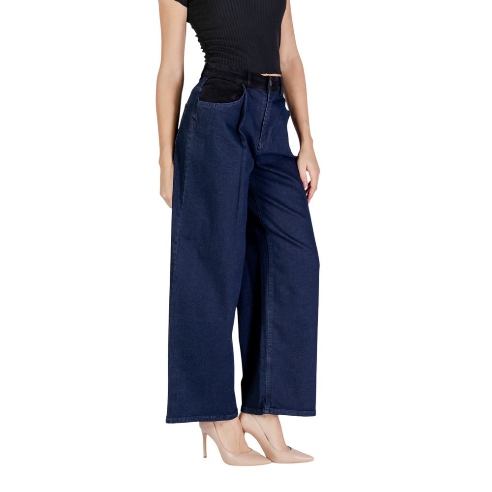 Blue Cotton Jeans & Pant