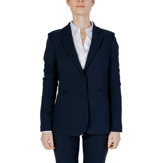 Blue Polyester Suits & Blazer