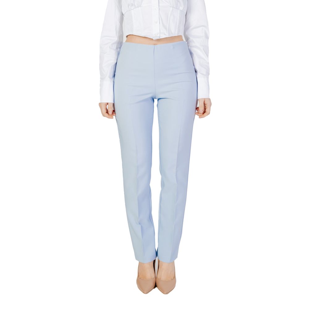 Blue Polyester Jeans & Pant