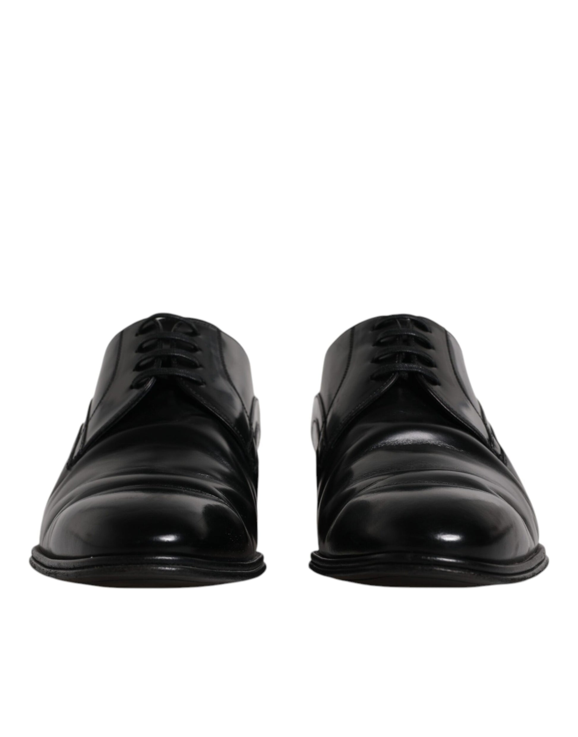 Black Leather Derby Formal Men Dress Shoes