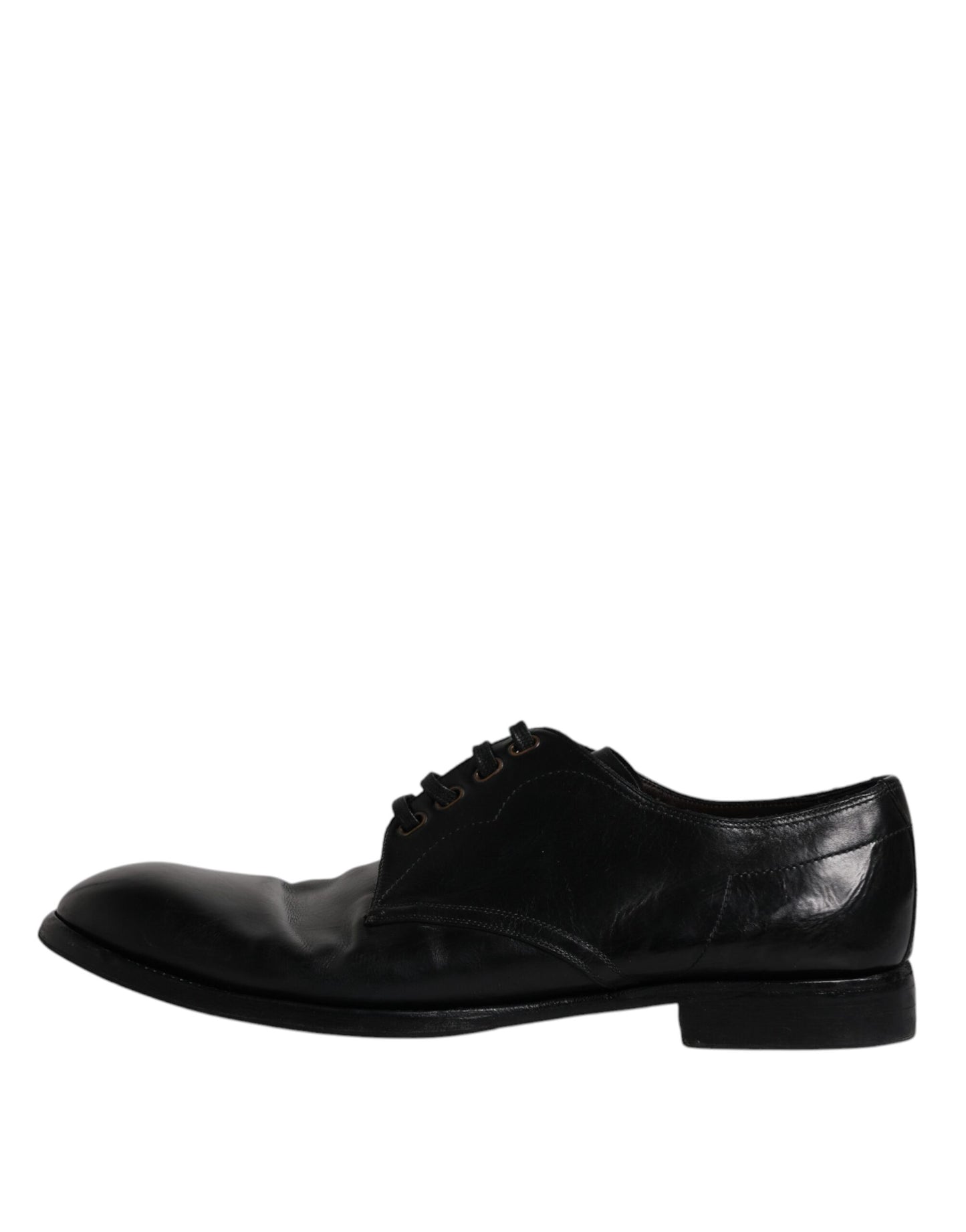 Black Leather Derby Formal Men Dress Shoes